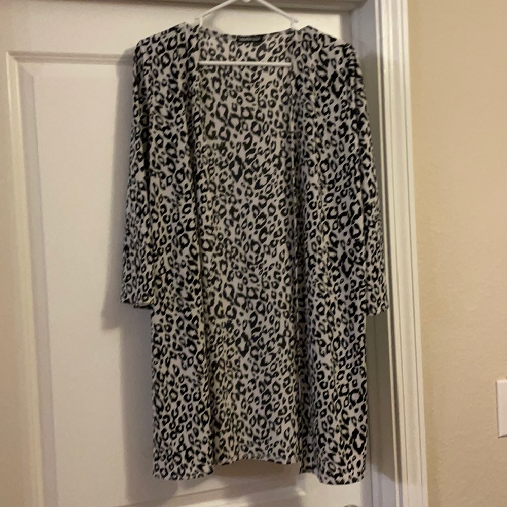 Leopard Print Cardigan